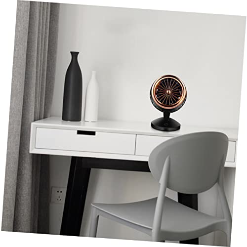 Ventilateur de bureau USB rechargeable lot de 2 mini fans compacts dorés - 6
