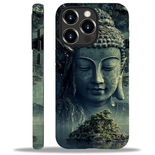 Coque iPhone 14 Pro silicone vert foncé style nature pour le quotidien