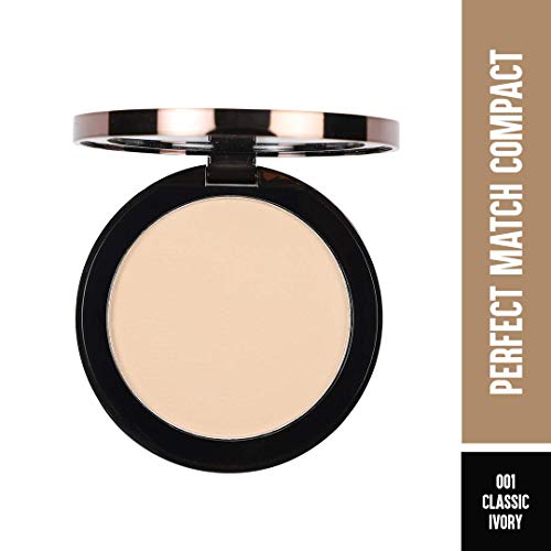 Colorbar Perfect Match Foundation, Classic Ivory 001, 9gm | Matte Finish| Lightweight | Enriched with hyaluronic acid and Vitamin E| Dermatologically tested - Image 2