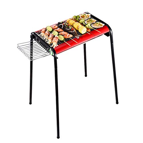Portable Folding Charcoal Barbecue Grill/Electric Table Grill,BBQ for 5-10 Persons Family Garden Outdoor Cooking Hiking Picnics Camping Barbecue Party,Indoor Outdoor