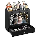 Emfogoo Organizador Perfumes Hombre, Gran Regalo(Negro)