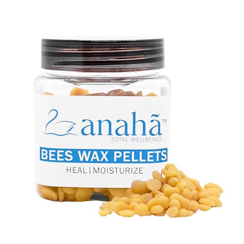 Image of Anaha Yellow Beeswax Pellets (100 g) | Triple Filtered, 100% Pure & Cosmetic-Grade | Beeswax for Lip Balm, Lotions, Candles, Soaps, and Body Care Products