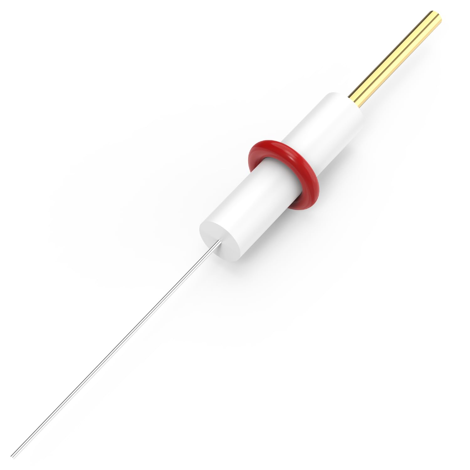 Labasics Electrodo de Platino, 37 mm Pureza Pt Celda Electrolítica con Electrodo de Platino y Cuerpo de PTFE Electrodo Auxiliar para Celda Electrolítica Labasics, 0,5 mm