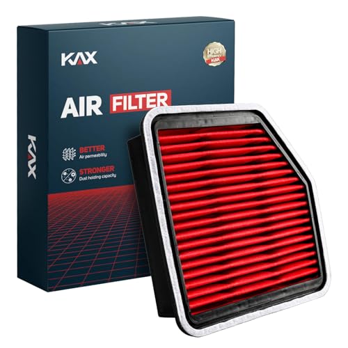 KAX Premium Engine Air Filter, CA10347 Replacement for Lexus IS250 2006-2013, IS350 2006-2015, GS350 2007-2011, GS430 2006-2007, Advanced Air Filter Media, Increased Acceleration Visit the KAX Store