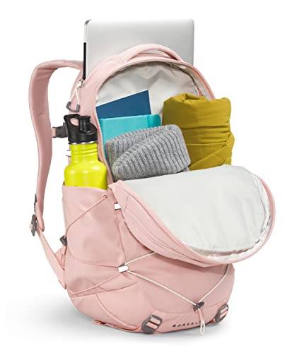 Image of The North Face Women's Borealis Commuter Laptop Backpack, Pink Moss Dark Heather /Gardenia White, One Size