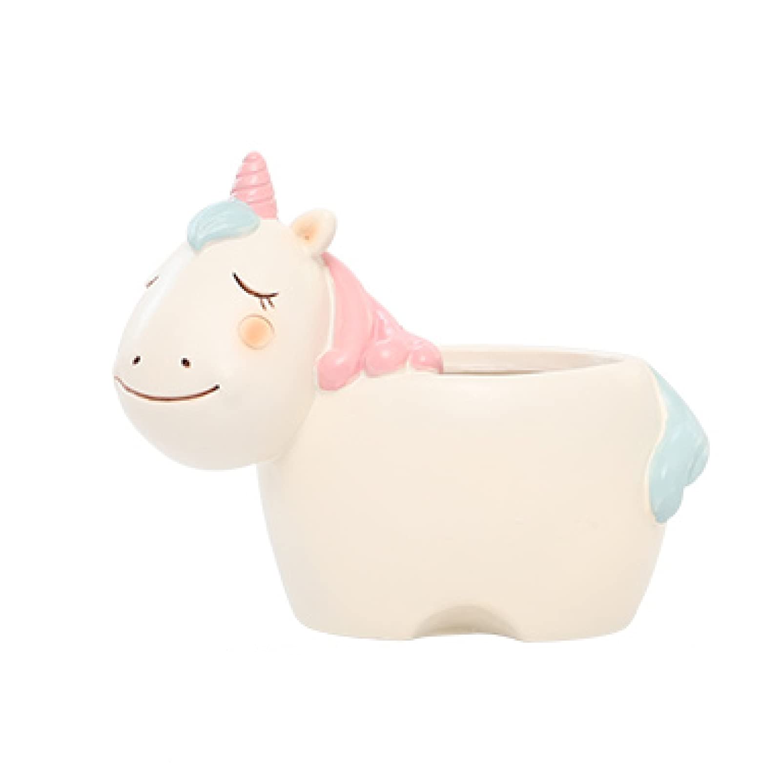 Pot de fleurs licorne idée cadeau mignon pour amateur de plantes et décoration