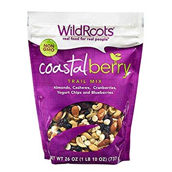 Wild Roots 100% Natural Trail Mix Coastal Berry Blend Special Value 3 PacK (26 oz Each)