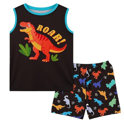 Boys Sleeveless Pajamas Set 2-Piece - image 1