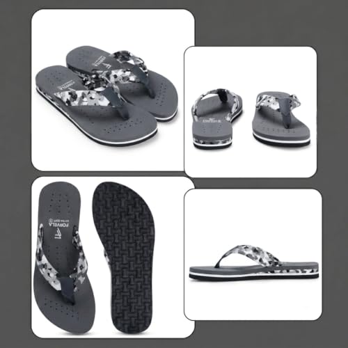 Image of FORVELA Camo Design Ortho Doctor Slipper for Women and Girls' Bathroom House Home Daily Use Dr. Chappal Orthopedic Diabetic Comfort Soft Flip flops