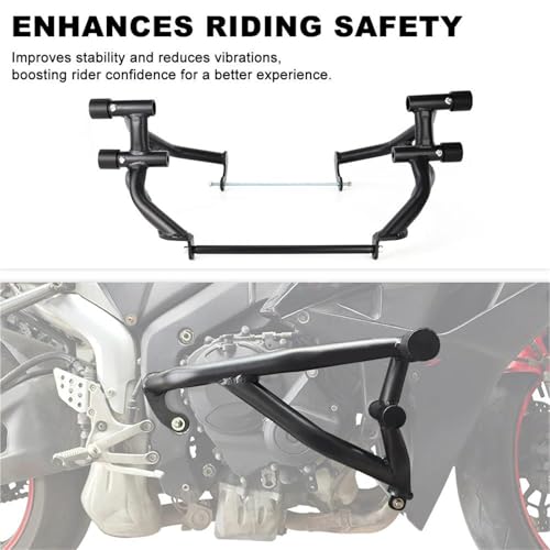 Cadre protecteur CBR600RR noir pour éliminer les risques de casse - 6