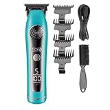DAXXIN Hair Clippers, Professional Clipper 9000 RPM Barber Hair Cutting Machine Cordless Haircut Machine LED Trimmer for Men