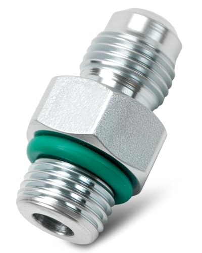 042211 Fuel Check Valve Fit for Cummins N14 Diesel Engine, Prevents Fuel Backflow, Replaces Part 3348332, Includes Gasket, Aluminum