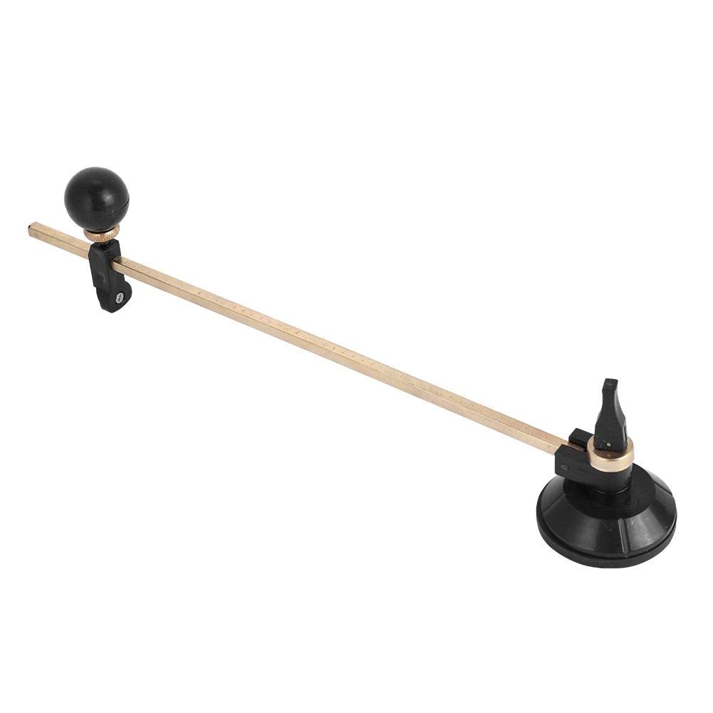 Walfront Tagliavetro Circolare 600 mm, Taglia Vetro Circolare con 6 Lame Rotonde e Ventose