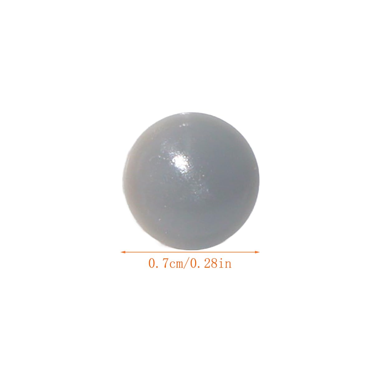 30 PCS Snap on Silikonstopfen, Durchmesser 7,8mm Silikonabdeckkappen Für Öffnung 3mm Bohrlöcher