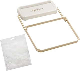 Wanfoou Kitchen Sink Drain Strainer Rag Rack, Collapsible Corner Food Strainer Basket Over The Sink with 50pcs Disposable Strainer Bags for Kitchen Sink Food Waste Vegetable Fruits