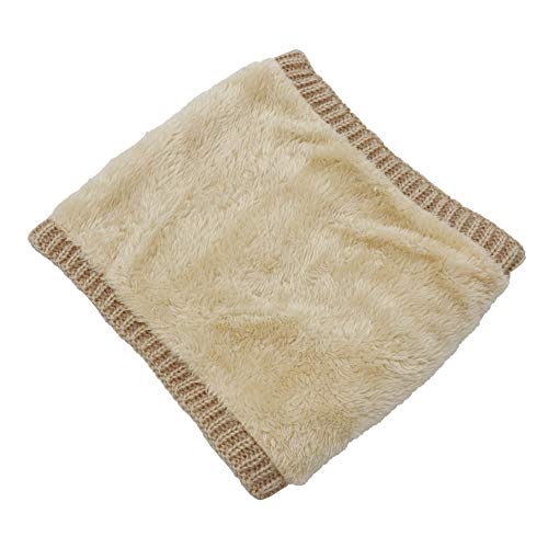 Winter Fleece Lined Knitted Neck Warmer Scarf Neck Gaiter for Women Mens Teens4