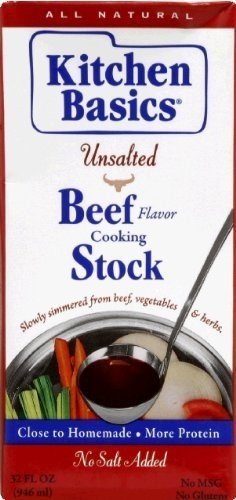 Kitchen Basics, Stock Beef Unsltd, 32 OZ (Pack of 12) ( Value Bulk Multi-pack)24