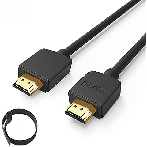 FOINNEX 10FT HDMI Cable, 4K HDMI Cord, HDMI 1.4 Wire 4K@30Hz for HDMI Source to HDMI Display Cover
