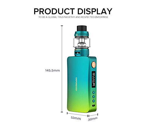 Vaporesso GEN S Kit Cigarette lectronique Kit de dmarrage 8ml 220W - Sans Nicotine ni Tabac (Vert Citron) : Amazon.fr: High-Tech Vaporesso GEN S Kit Cigarette lectronique Kit de dmarrage 8ml 220W - Sans Nicotine ni Tabac (Vert Citron) : Amazon.fr: High-Tech