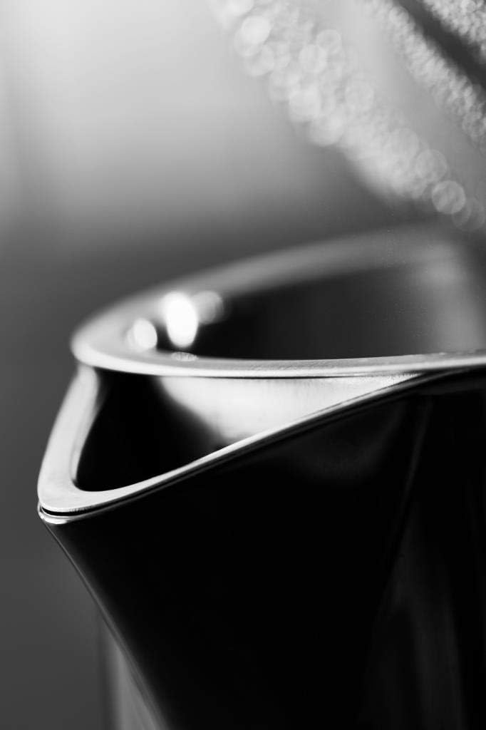 Close-up of the Tefal KO851 kettle's spout