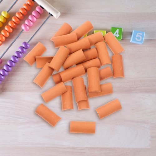 Levemolo Miniature Roof Tiles: 30pcs Bricks Dollhouse Miniature Tile Model Building Set Cement Bricks Landscape Accessories for DIY Roofing