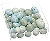 Ten Waterloo Small Artificial Bird Eggs, 36 Pieces, 75 to 1.25 Inches Long, Soft Blue and Green Speckled Eggs, Faux Easter Eggs, Bowl and Vase Filler #3