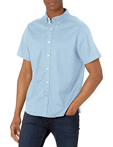 Chemise Oxford Nautica bleu ciel en pur coton durable taille S