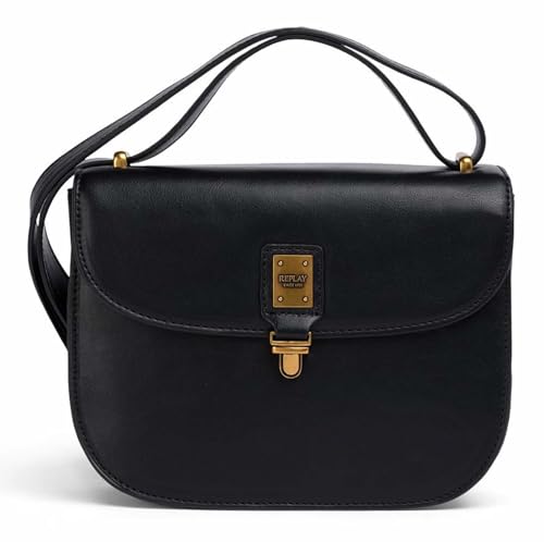 Sac à bandoulière femme Replay Fw3782 petit sac à main noir moyen