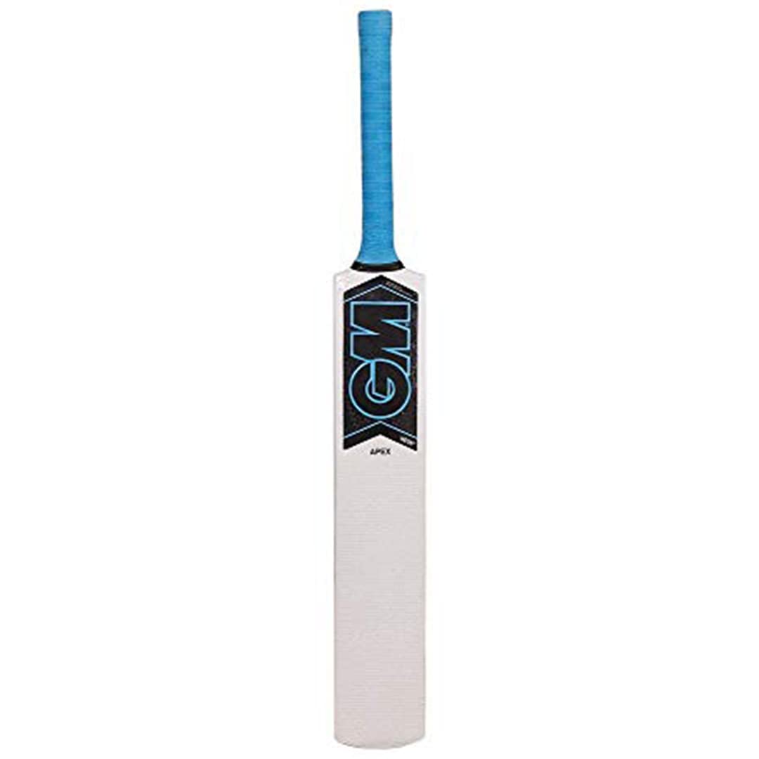 GM Neon Apex Kashmir Willow Cricket Bat with Cloth Cover on Face | Size-5 | Light Weight | Free Cover|