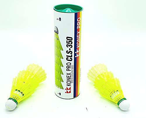 Image of KONEX Nylon Badminton Shuttlecock CLS 350 Pack of 6 PC