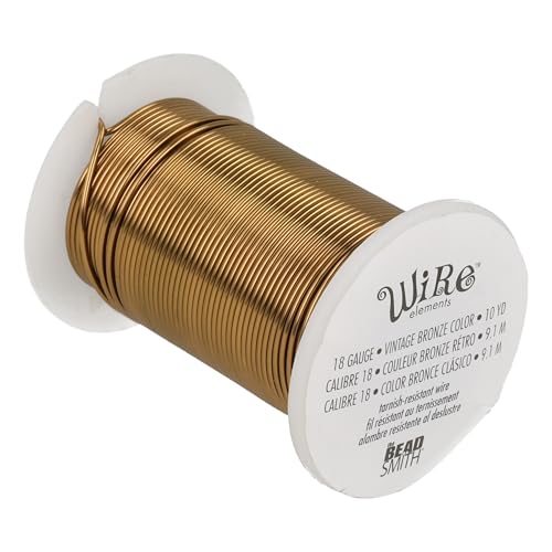 Image of The Beadsmith Non Tarnish Wire (18 Gauge, Vintage Bronze)