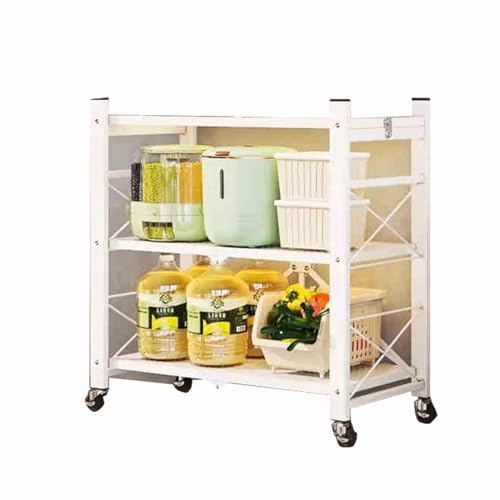 nYFzsNJjwwerkstattregal Keller regalKlappregal Haushalts-Mehrschicht-Lagerregal Bücherregal Hauswirtschaftsraum-Lagerregal Keller-Lagerregal Bodenregal(Color:3(H88m),Size:3)