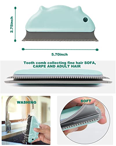Image of Pet Hair Remover 3 Pack, Eradicate Cleaning Pro Pet Hair Remover, Portable Reusable Pet Cat Dog Hair Remover for Couch, Fast Lint Remover Tool Protect Furniture Carpet Foot Mats