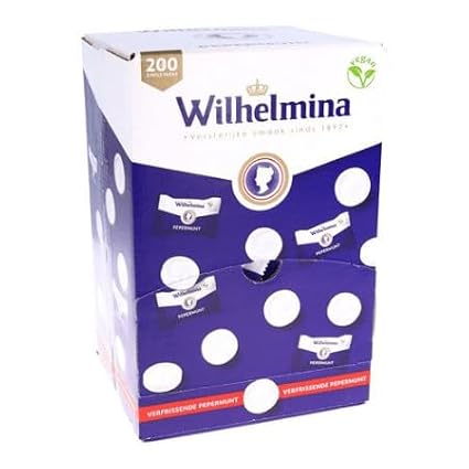 FORTUIN Wilhelmina Peppermint 200pcs Box (Pepermunt) | 3 pack
