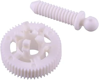 VFENSE Kit de reparación de Engranajes de Motor for Ajuste de Espejos Laterales de Coche, Compatible con Honda Civic HR-V (2016, 2017, 2018 y 2019), plástico Blanco.