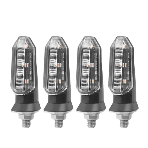 Clignotants LED pour motos clignotant ambre 12V et lampe indicateur accessoires 8mm