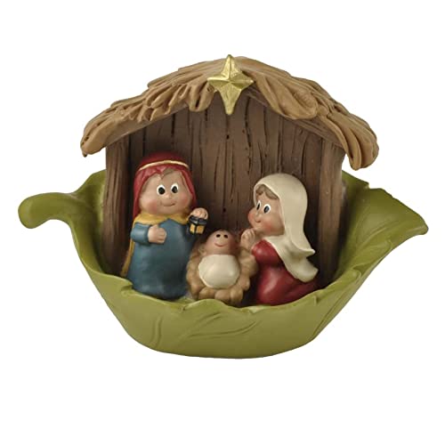 Nativity Family Set for Christmas Holy Family Figurine Hand Painted Crafts Classic Resin The Story of Jesus Nativity Scene Collection