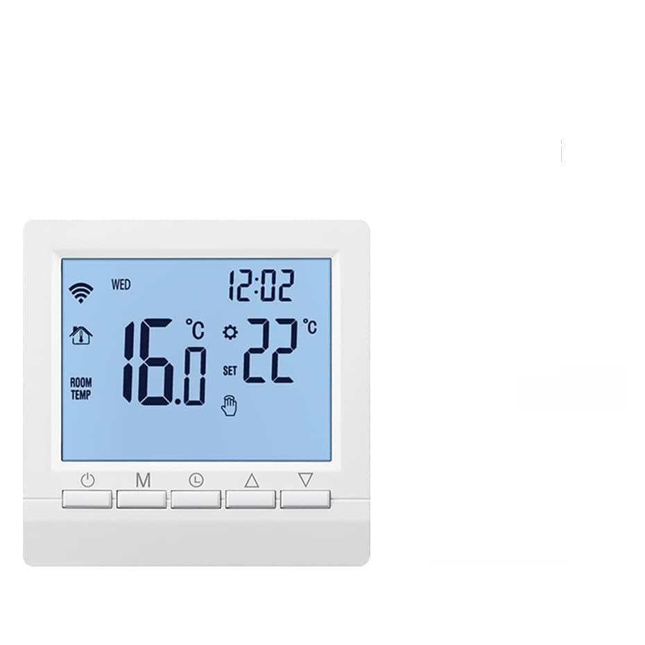 Termometro da interno igrometro digitale Termostato intelligente WiFi Controllo di temperatura del pavimento elettrico Elettrico Acqua/Gas Caldatura termostato Wireless funziona wireless Con display L