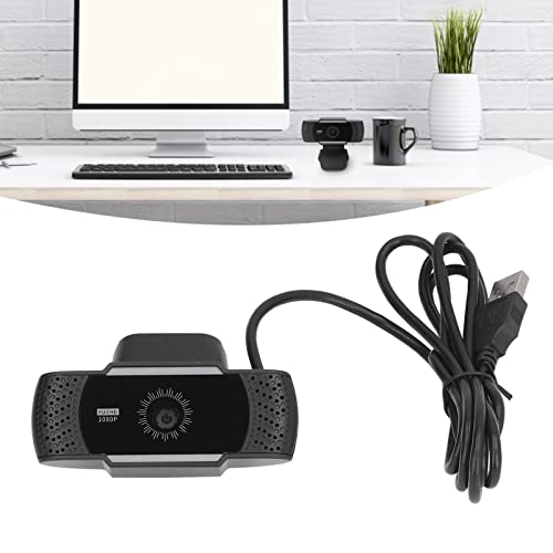 Computerkamera, tragbar, kompakt, mit drehbarem Clip, für Büro zu Hause, für Videokonferenzen – Bild 7