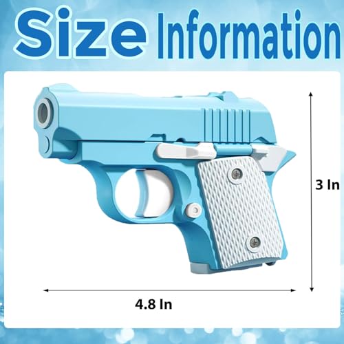 Fidget Pistol Set, 4PCS Mini 1911 Gravity Fidget Toys for Stress Relief, Sensory Toys for Kids with ADHD & Anxiety, Christmas Stocking Stuffers for Kids Teens - Thumbnail 3