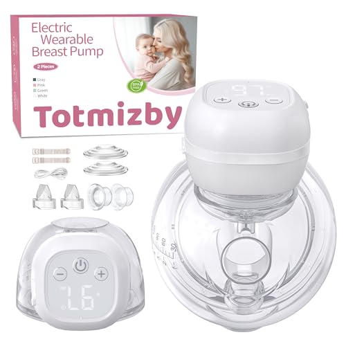 Bomba tira-leite usável mãos-livres bomba de leite 12 níveis 3 modos bomba elétrica com bateria...