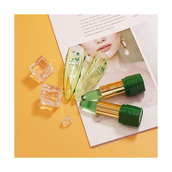 Amazfly-2-Pcs-Aloe-Vera-Lipstick-Clear-Jelly-Lipsticks-Magic-Temperature-Color-Change-Lipstick-Lip-Blam-Moisturizing-Long-Lasting-Lip-Makeup-2Pcs Amazfly 2 Pcs Aloe Vera Lipstick, Clear Jelly Lipsticks, Magic Temperature Color Change Lipstick Lip Blam Moisturizing Long Lasting Lip Makeup (2Pcs)