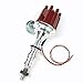 Pertronix D7133701 Flame-Thrower Vacuum Advance Red Cap Billet Electronic Distributor with Ignitor III Technology for Ford FE 352-428