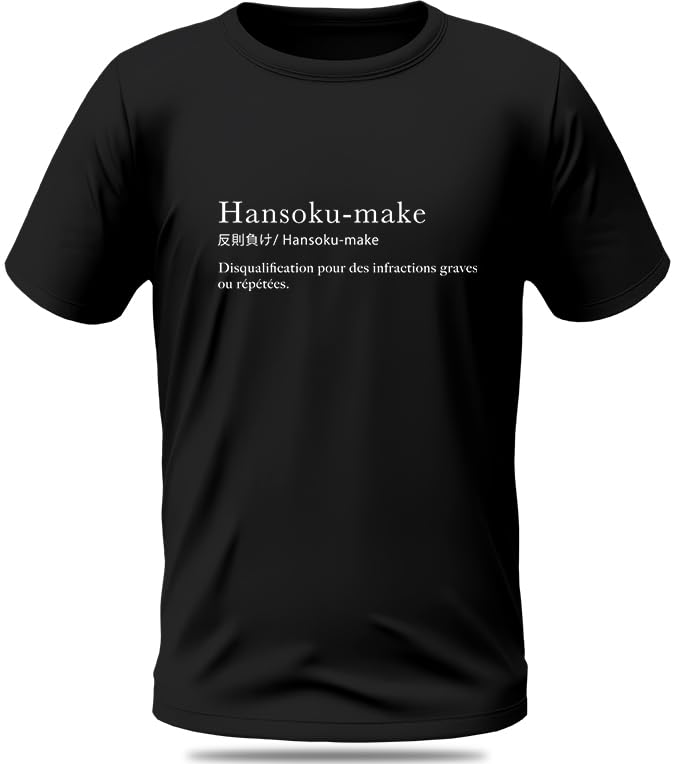 T-shirt judo ADN Honsoku-Make avec motif imprimé graphique haute définition pour homme