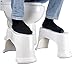 Evron Stackable Toilet Stool 7" Bathroom Squatting Stool for Potty Assistance,Step Stool for Toilet Posture and Healthy Release,Portable Compact Design