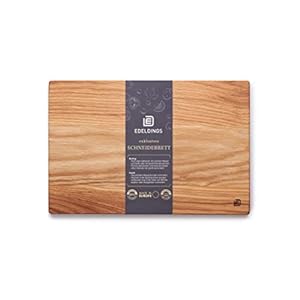 Edeldings Snijplank hout van hoogwaardig eikenhout | geolied, groot 30 х 20 cm | massief hout keukenplank uit Europa…