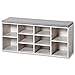 Produktbild Kesper Schuhschrank mit Sitzkissen, Material: Faserplatte, Maße: B103,5 x H48 cm x L29,5 cm, Farbe: Grau 15931 13