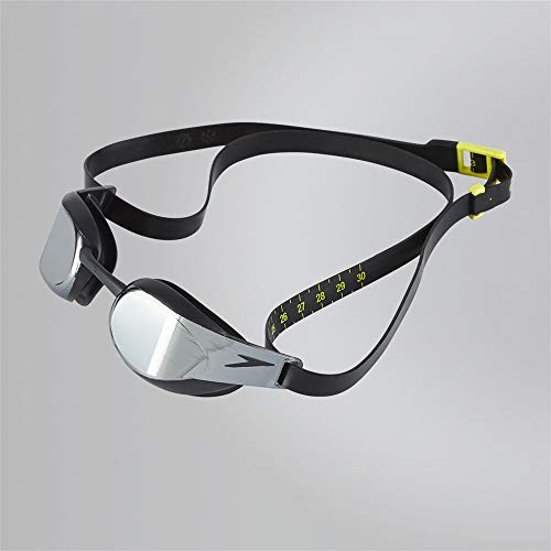 Speedo Adult Fastskin3 Elite Mirror Goggle, Black/Smoke
