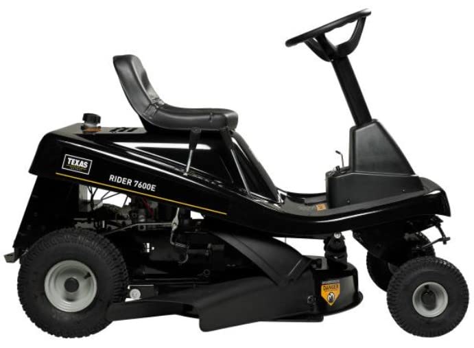 TEXAS Aufsitzmäher Rasen Traktor Rasenmäher Traktor Aufsitzrasenmäher Rasentraktor Rasenmäher Bulldog Gartentraktor Hochgrasmäher Rider 7600E 2in1 | 432cm³ | 12PS | 76cm | AHK | E-Start | 5Vor+1R