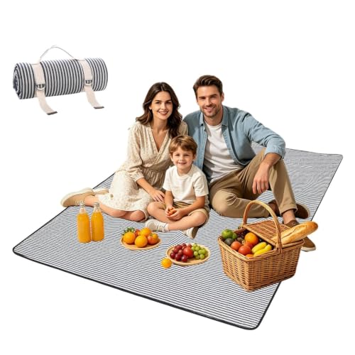 Manta de picnic de acrílico y esponja con base de aluminio aislante 2